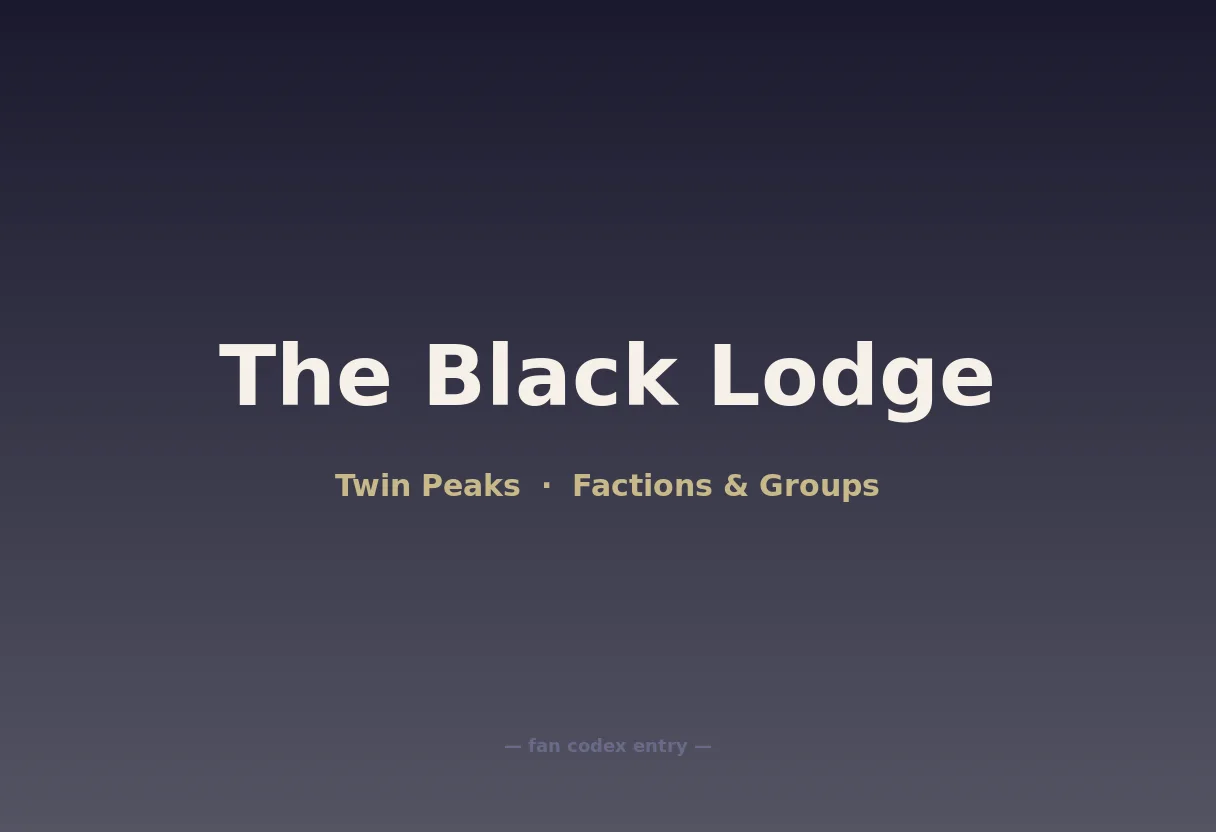 The Black Lodge