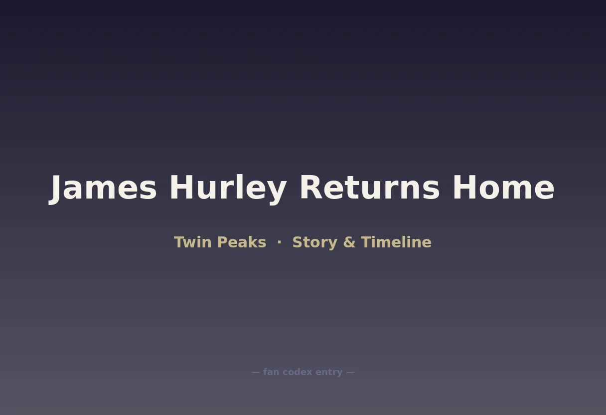 James Hurley Returns Home