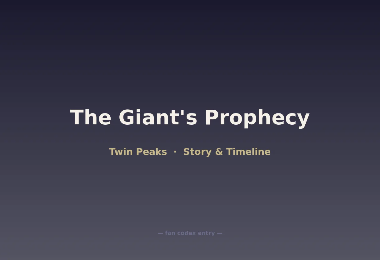 The Giant's Prophecy